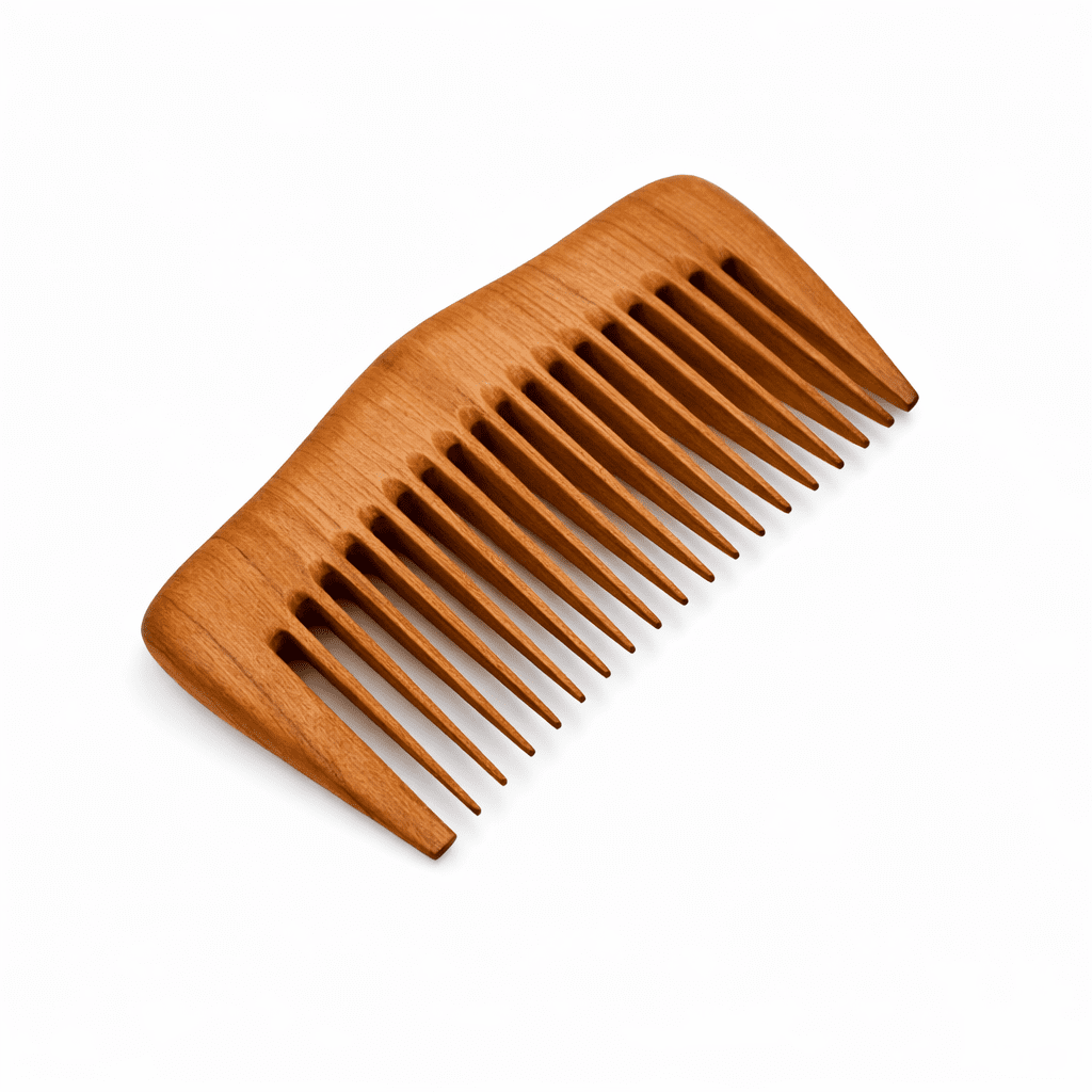 Natural Wooden Comb from Cherry – natural hair care comb