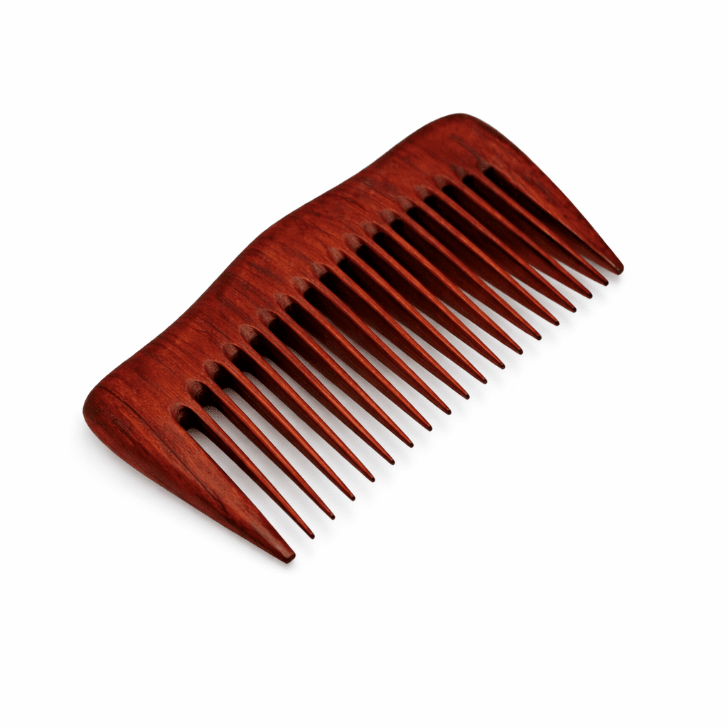 Natural Wooden Comb from Padauk – natural hair care comb