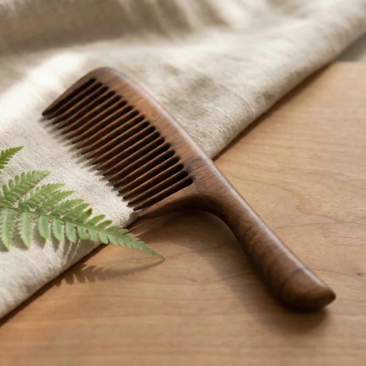 Naturalaus medzio sukos guli ant lino